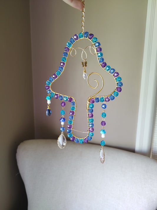Mushroom Suncatcher